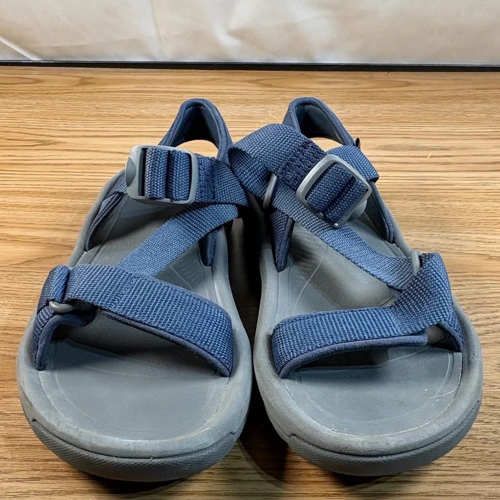 Teva Terra Fi Lite Sandals Mens 8 Navy Blue 1091589 Hiking Water Sport Excellent